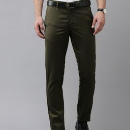 Van Heusen Men Slim Fit Formal Trousers-picture-6