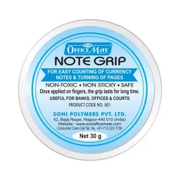 Soni Office Mate 30 g Note Grip Long Lasting, Non Toxic & Residue Free for Smooth Currency Handling-picture-3