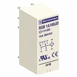 Schneider Electric 24 V AC Coil 8 A Switching Current DPDT Plug In Power Relay, RSB1A160JD-17