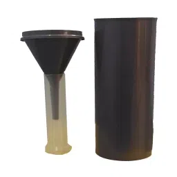 NS Iron Rain Gauge with Measuring Cylinder for Study and Research in Laboratories (Set of 4) image 1
