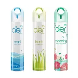 Godrej Aer 1 X Cool Surf Blue, 1 X Fresh Lush Green, 1 X Morning Misty Meadows Aer Freshner Liquid Spray (Pack of 3)-image-53