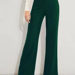 Stylecast X Slyck Women Comfort Regular Fit Mid-Rise Regular Trousers-image-95