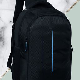LOOKMUSTER Unisex Black & Blue Laptop Bag-35
