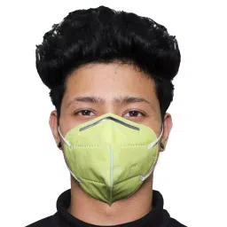 Oriley N95 5 Layer Disposable Face Mask with Nose Pin and Earloop Spring Green (Pack of 5 Pcs)-image-68