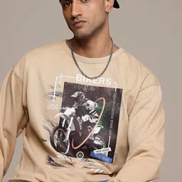 Roadster Men Printed Sweatshirt-image-98