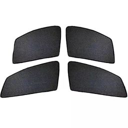 Auto Pearl Window Plug-in Half Sun Shades Z Black Compatible For Fiat Lodgy, HalfCrtn_Lodgy (Set of 4)-22
