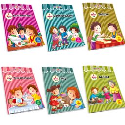 I Want To Character Base Children Stories C Books Set of 6| Ages 3-8 Years| Short Story Books for Kids-1