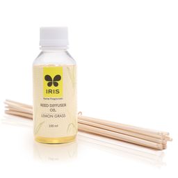 Iris Reed Diffuser Refill Pack With Reed Stick Fragrance Lemon Grass - 100ml-8