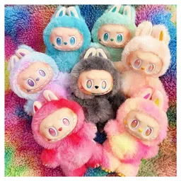 SUPER TOY Labubu Doll Soft Toy Keychain-Assorted-picture-23