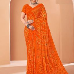 Reboot Fashions Bandhani Pure Chiffon Bandhani Saree-image-52