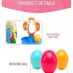 Zyamalox Early Education with Roll and Swirl Ball: 5-Layer Drop and Roll Tower for Babies and ToddlersColorful Educational Toy for Stacking, Dropping, and Development! image 3