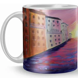 Gift4You Multicoloured Printed Ceramic Glossy Cups Set of Cups and Mugs-16