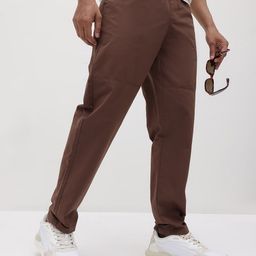 The Roaster Life Co. Men Relaxed Fit Mid-Rise Chinos Trousers-image-81