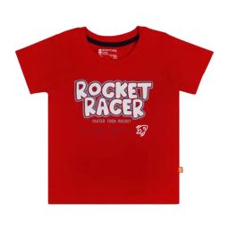 Bodycare Kids Red Cotton Printed T-Shirt-picture-39