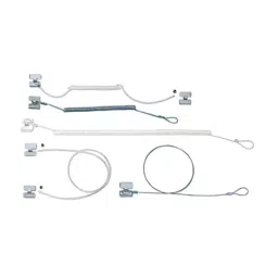 AS ONE Security Strap L40 - L36 cm Size Stainless Steel Curled Cord Wire, 61-370-2-6-image-4
