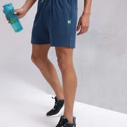 HRX by Hrithik Roshan Men Solid Sports Shorts with Brand Logo Detail-picture-27