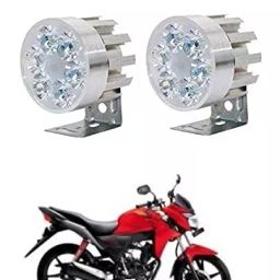 Cartronics Round 6 LED Motorcycle Light Bike Fog Lamp for Honda CB Twister-28