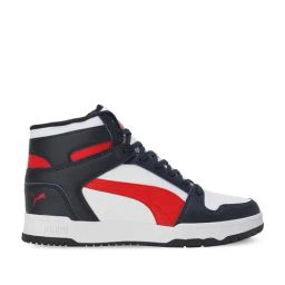 Puma Men's Evoke Layup Blue Ankle High Sneakers-image-28