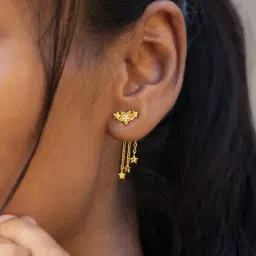 Shaya Gold Plated Under the Stars Earrings in 925 Silver-image-68