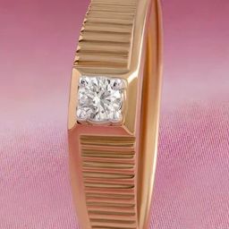 Mia by Tanishq Grid Vibe Gold & Diamond Finger Ring-picture-22