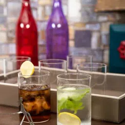 ROXX Transparent Glass Drinking Glasses (300 ml) - Set of 6-image-19