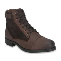 Delize Men's Brown Biker Boots-image-23