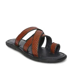 Gabicci Men's Rich Tan Toe Ring Sandals-picture-43