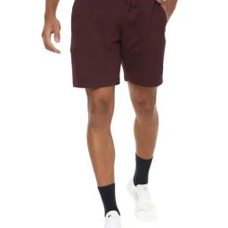 Van Heusen Maroon  Regular Fit Shorts-image-61