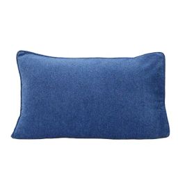 Maspar Colorart Charlotte Solid Blue Cotton Blend Pillow Covers - Set of 2-image-68