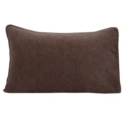 Maspar Colorart Charlotte Solid Brown Cotton Blend Pillow Covers - Set of 2-image-67
