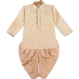VASTRAMAY SISHU Golden Printed Kurta Set-image-73