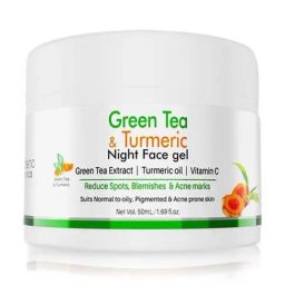 Volamena Green Tea & Turmeric Night Face Gel - 50 ml-39