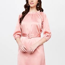 AND Pink Mini Skater Dress-image-8