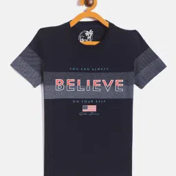 Duke Kids Navy Printed T-Shirt-image-15
