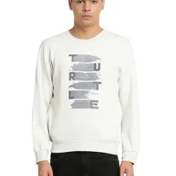 Turtle Off White Regular Fit Printed Sweatshirt-picture-16