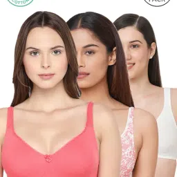 Inner Sense Multicolor Full Coverage Bra - Pack of 3-picture-30