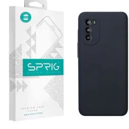 Sprig Liquid Silicone Back Cover for Motorola G82 5G (Grey)-image-67