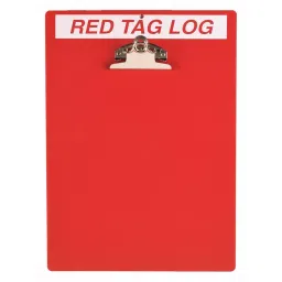 BRADY Tag Clipboard 5S Red/White 9-1/2x14 inch, 41F342-picture-26