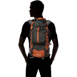 F Gear Hunter 75 Ltrs Grey & Orange Color Block Large Backpack image 2