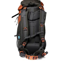 F Gear Hunter 75 Ltrs Grey & Orange Color Block Large Backpack image 3