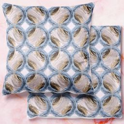 ArtzFolio Multicoloured Set of 2 Square Cushion Covers-16