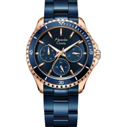 ALEXANDRE CHRISTIE 2A54BFBURBU Passion Multifunction Watch for Women-picture-2