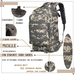 F Gear Tricoder 32 Ltrs Marpat Khaki Camo Medium Backpack image 4