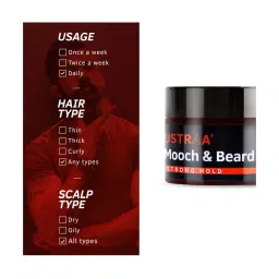 Ustraa Beard & Mooch Wax for Strong Hold - 50 gm image 5