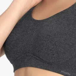Amante Grey & Pink Textured Full Coverage Full Coverage Bra (Pack Of 2) image 5