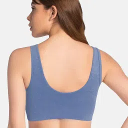 Amante Blue & White Full Coverage Full Coverage Bra (Pack Of 2) image 3