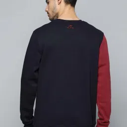 ALCIS Navy & Red Regular Fit Sweatshirt image 2
