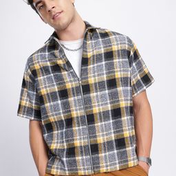 Kook N Keech Elevated Basic Checked Flannel Shirt-image-99