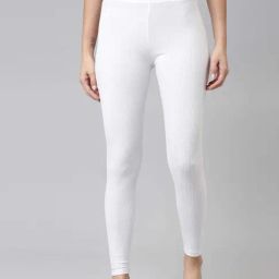 Go Colors! White Mid Rise Leggings-picture-21