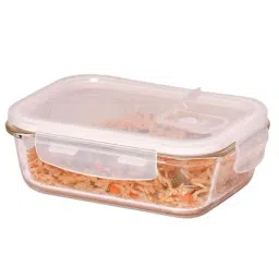 Femora Glass Rectangular Container with Lid (140 ml, 400 ml, 620 ml, 1000 ml & 1500 ml) - Set of 5 image 4